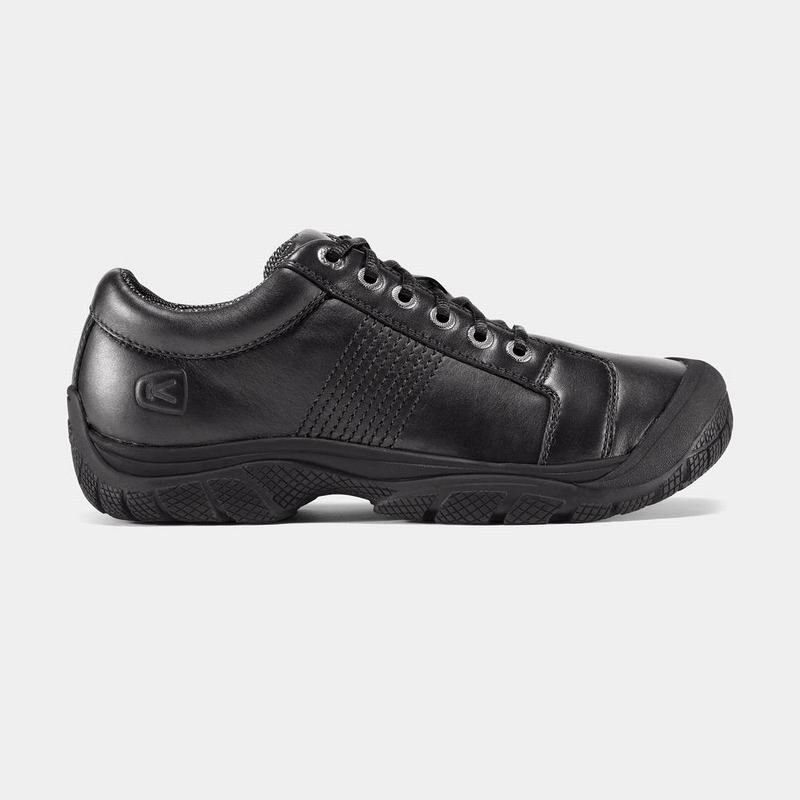 Zapatos De Trabajo Keen Ptc Oxford Para Hombre Negros - Zapatos Keen Mexico (830695-QTP)